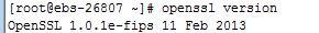 查看openssl版本