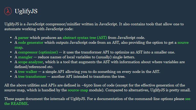 uglifyjs