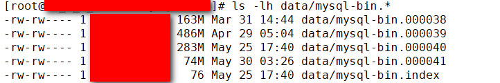查看mysql Binlog使用情况