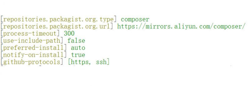 composer查看镜像源